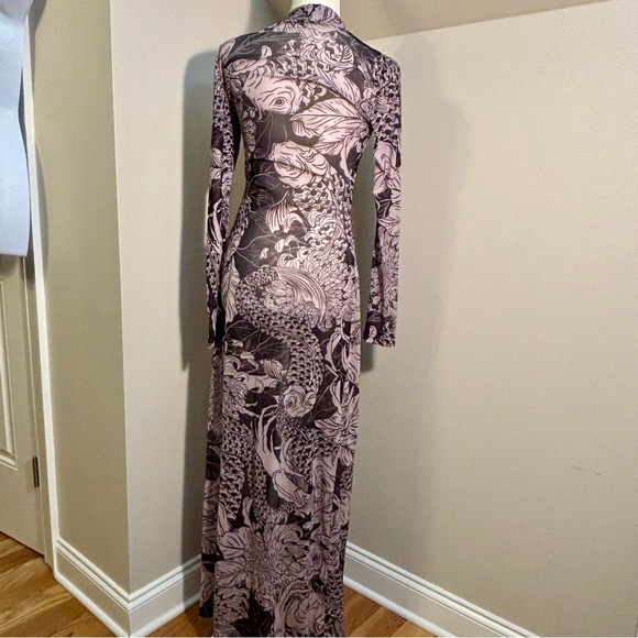 SHEIN Koi Mesh Oriental Art Maxi Dress - Picture 2 of 10